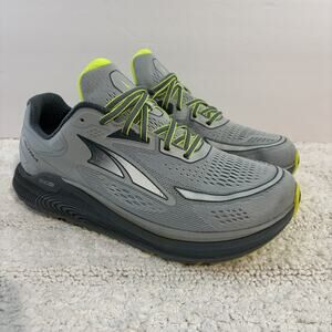 Altra Paradigm 6 Mens Sz 8.5 Gray Trail Running Athletic Sneaker Shoes Zero Drop